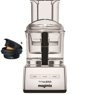 Magimix CS5200JCMXL Premium: מעבד המזון המוביל 3.6 ליטר | כרום מט | תוצרת צרפת יבואן רשמי