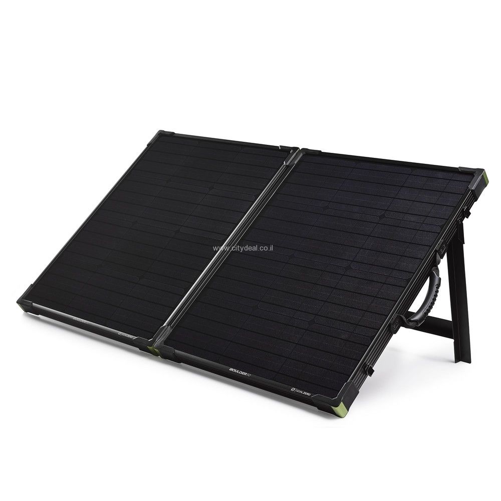פאנל סולארי GOALZERO דגם BRIEFCASE BOULDER 100 יבואן רשמי