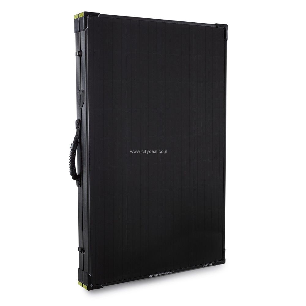 פאנל סולארי GOALZERO Boulder 200 Briefcase – פאנל מתקפל 200W לשטח ולגיבוי | יבואן רשמי-משלוח מהיר – תמונה 3