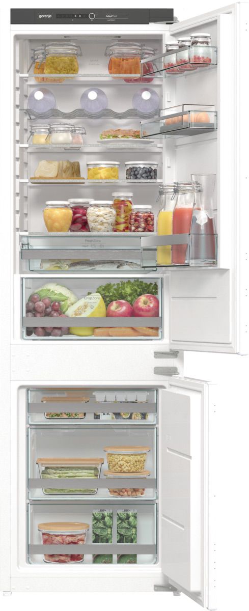 מקרר מקפיא תחתון אינטגרלי Gorenje דגם NRKI2181A1 יחידה בודדת 269 ליטר