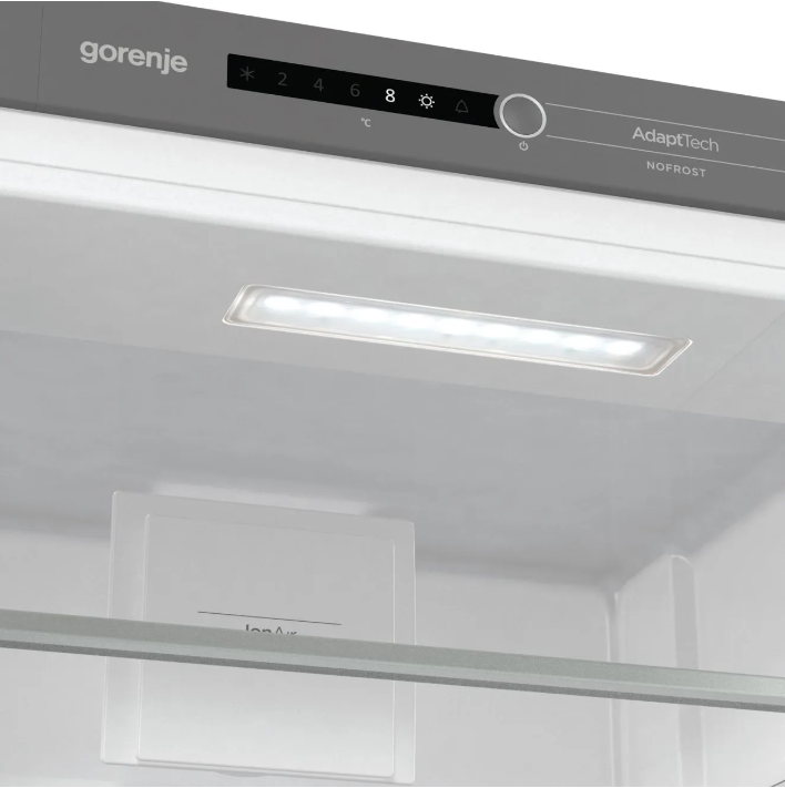 מקרר מקפיא תחתון אינטגרלי Gorenje דגם NRKI2181A1 יחידה בודדת 269 ליטר – תמונה 11