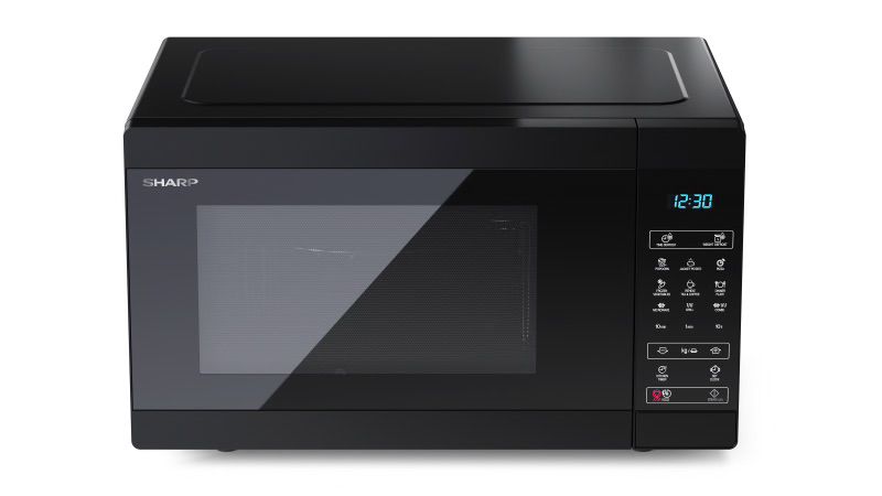 מיקרוגל משולב גריל Sharp R-709B – נפח 25 ליטר עם פאנל בעברית | יבואן רשמי-משלוח מהיר – תמונה 2