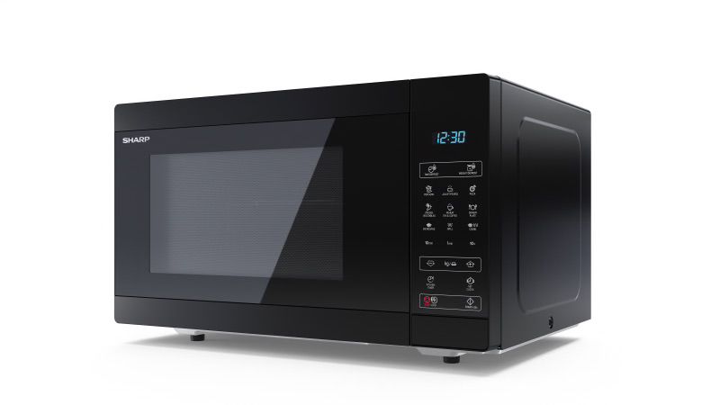 מיקרוגל משולב גריל Sharp R-709B – נפח 25 ליטר עם פאנל בעברית | יבואן רשמי-משלוח מהיר – תמונה 3