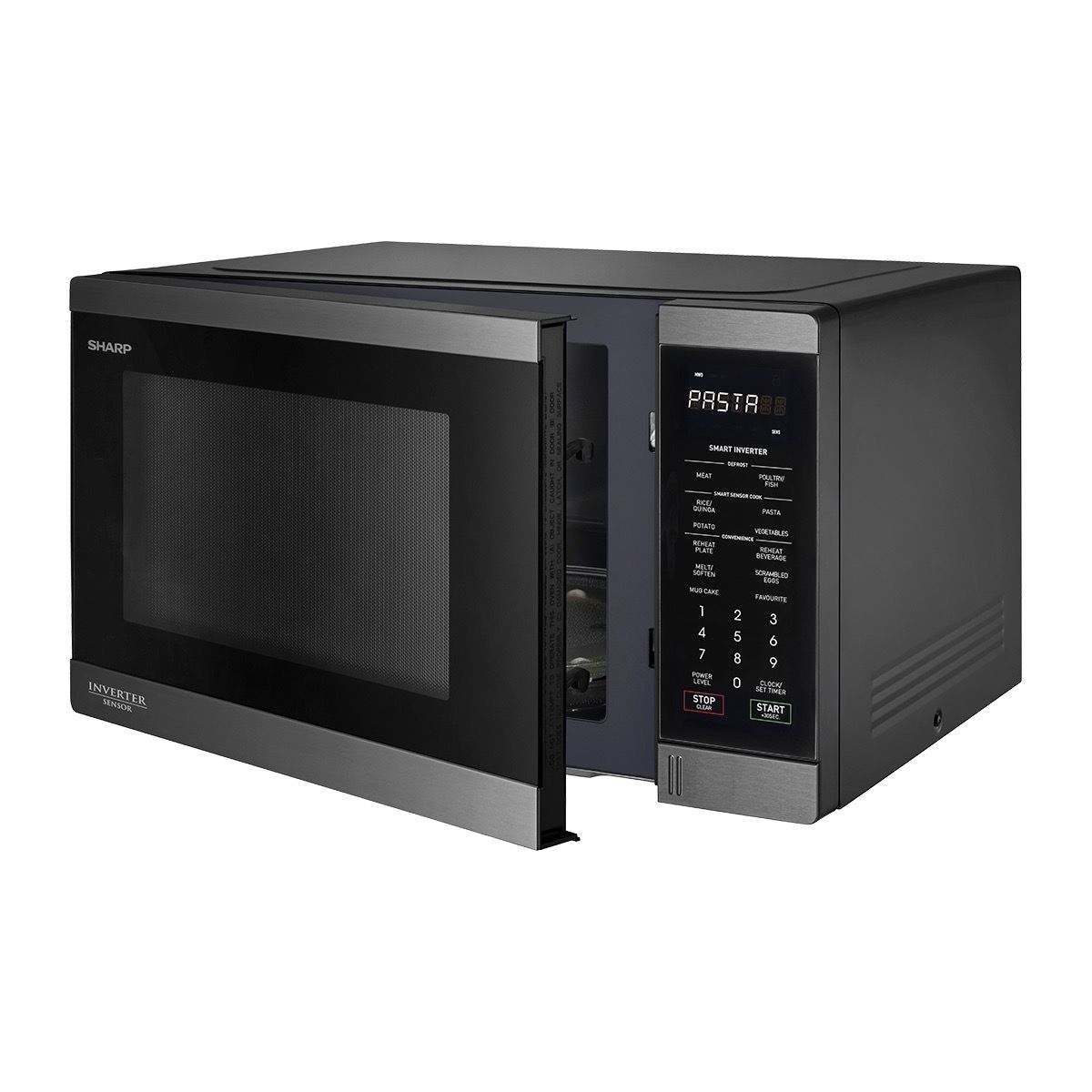 Sharp R-34IZ – מיקרוגל דיגיטלי 34 ליטר 1200W עם פאנל עברית ותצוגת TOUCH | יבואן רשמי – תמונה 3