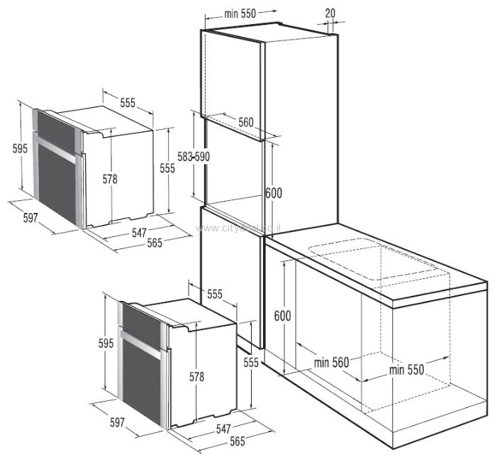 תנור בנוי Gorenje דגם BO737E24B – תמונה 2