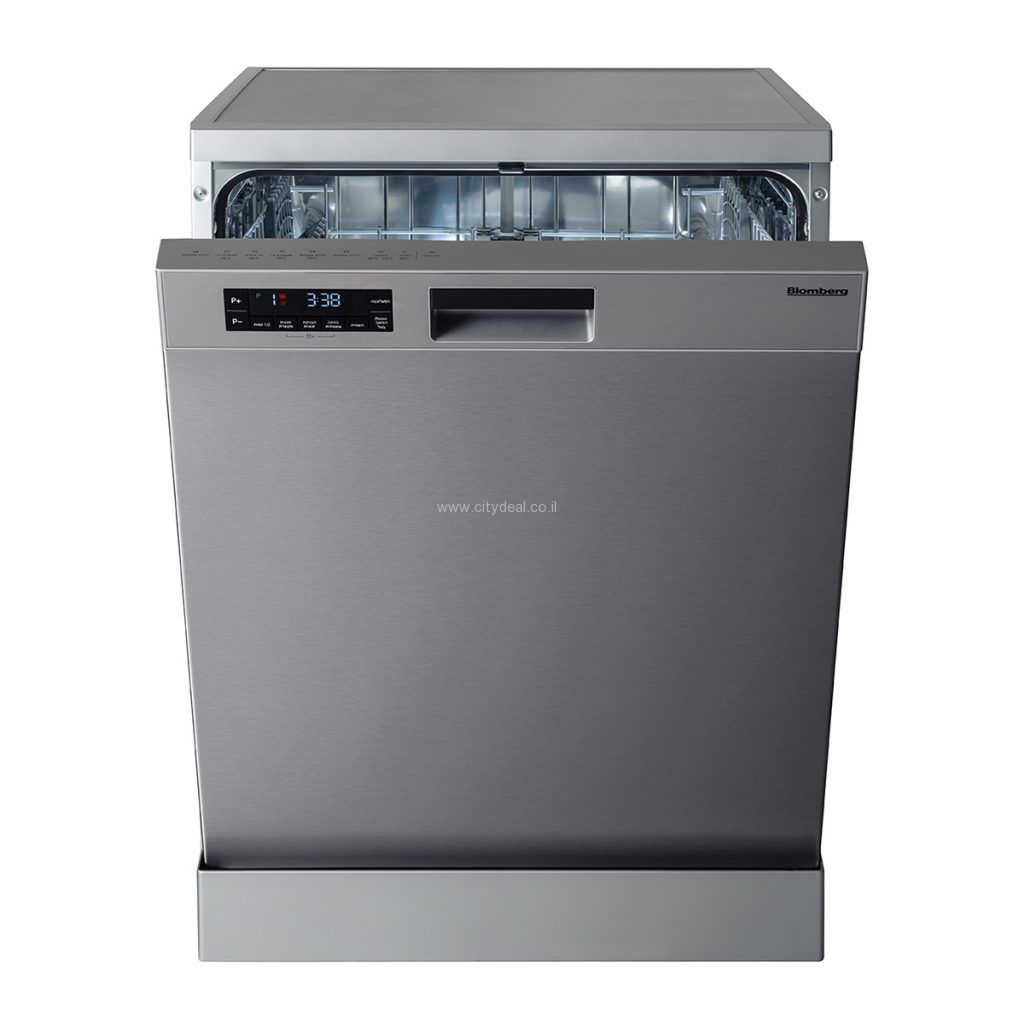 מדיח כלים רחב Blomberg GSN209P8X 60 ס"מ נירוסטה – 14 מערכות כלים, שקט ועוצמתי | יבואן רשמי | משלוח מהיר
