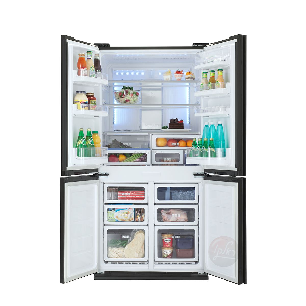מקרר מקפיא תחתון Sharp דגם SJ-8912-WH יבואן רשמי – תמונה 9