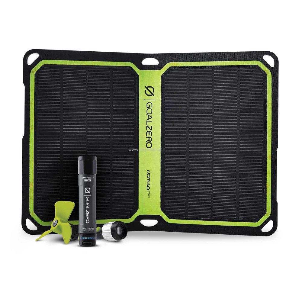 קיט מושלם לשטח GOALZERO דגם SWITCH 10 SOLAR KIT | משלוח מהיר
