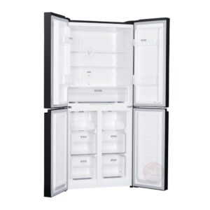 מקרר 4 דלתות SHARP SJ8435BL – בנפח 401 ליטר זכוכית שחורה No-Frost | יבואן רשמי-משלוח מהיר