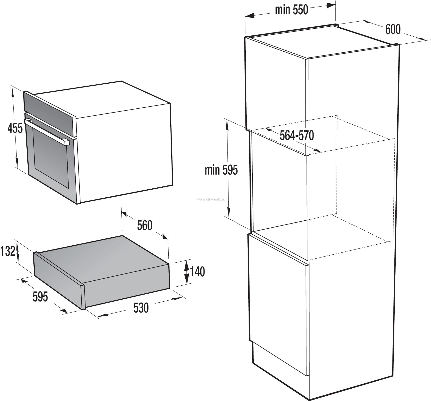 מגירת חימום GORENJE דגם WD1410BG – תמונה 2