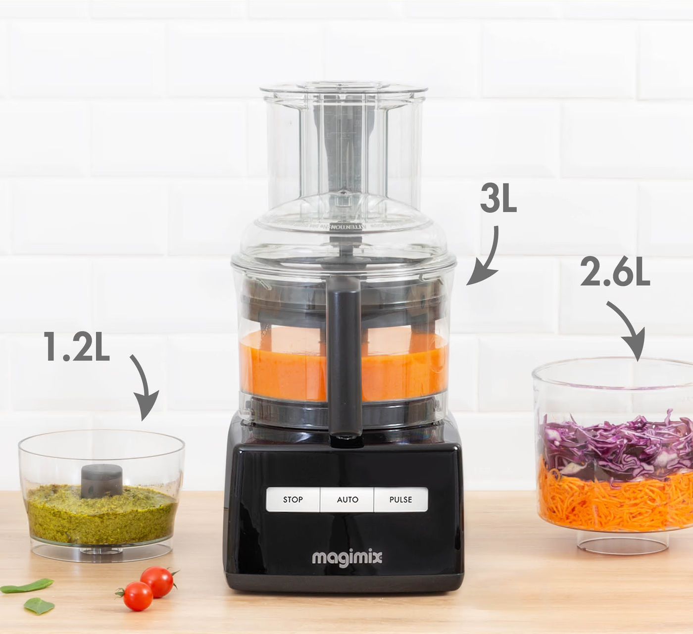 Magimix CS5200JNXL Premium: מעבד המזון המוביל 3.6 ליטר | שחור | תוצרת צרפת יבואן רשמי – תמונה 11