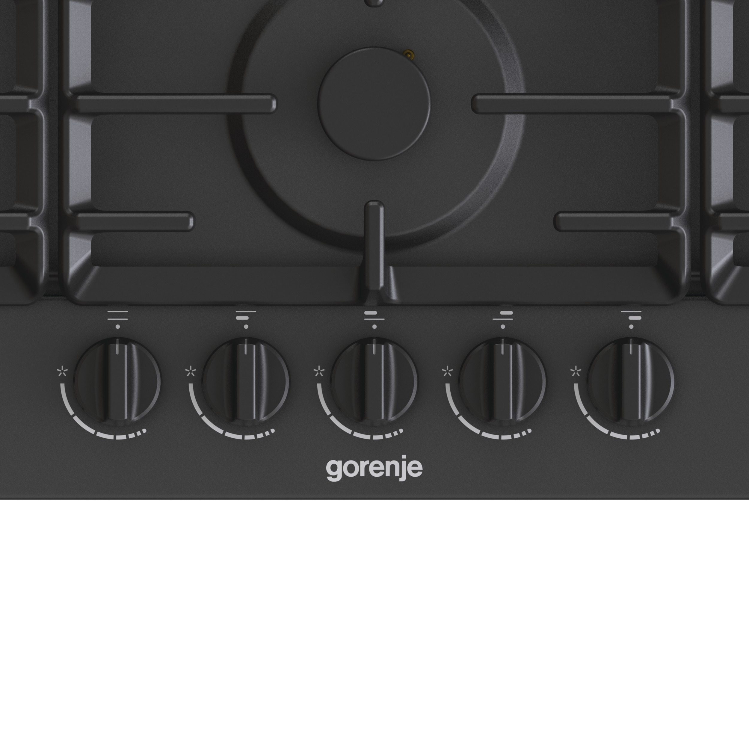 כיריים גז Gorenje GW951MB עם 5 מבערים ברוחב 90 ס"מ-גימור שחור – תמונה 3