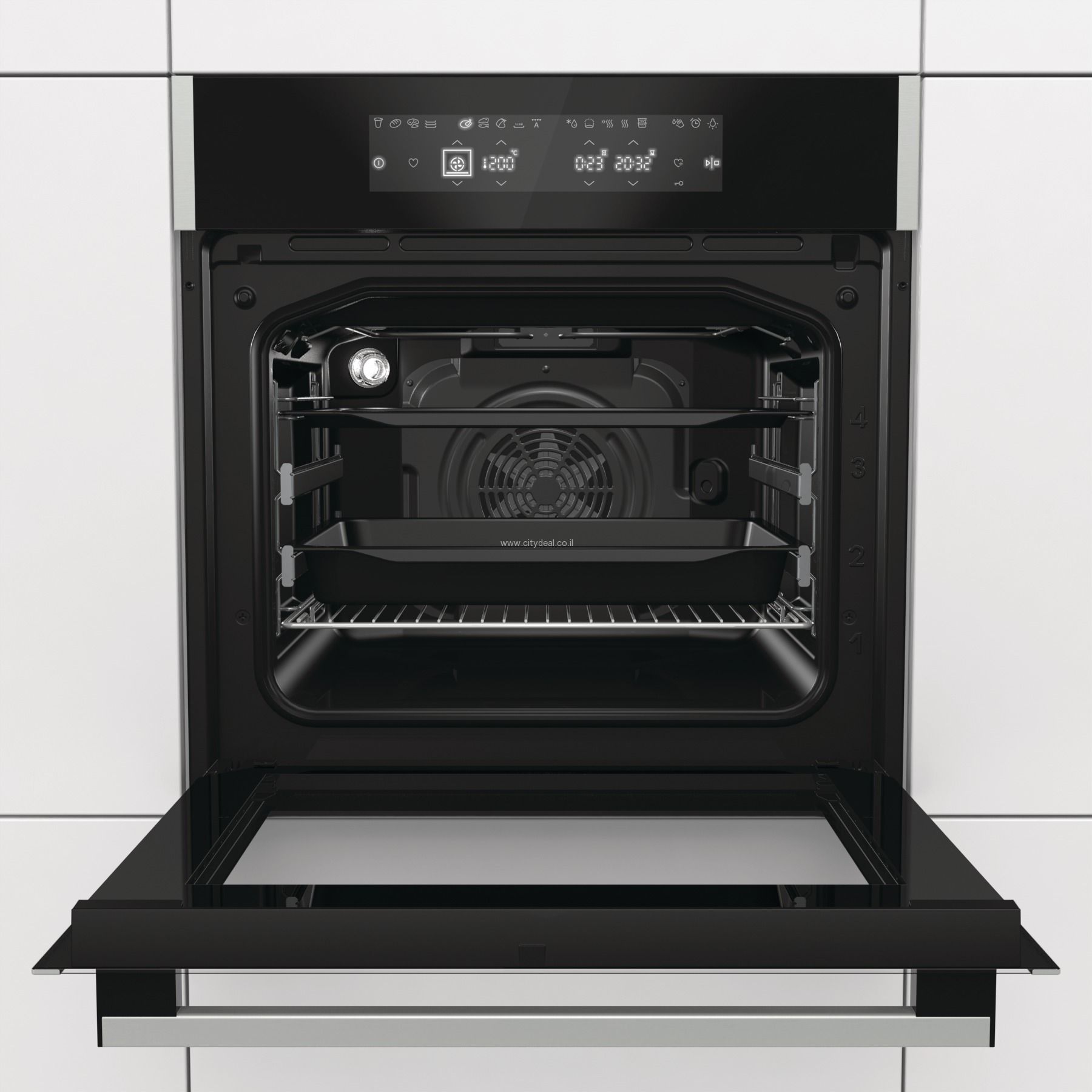 תנור בנוי GORENJE BO758A33XG – בנפח 71 ליטר עם Full Touch וניקוי באדים | משלוח מהיר – תמונה 2