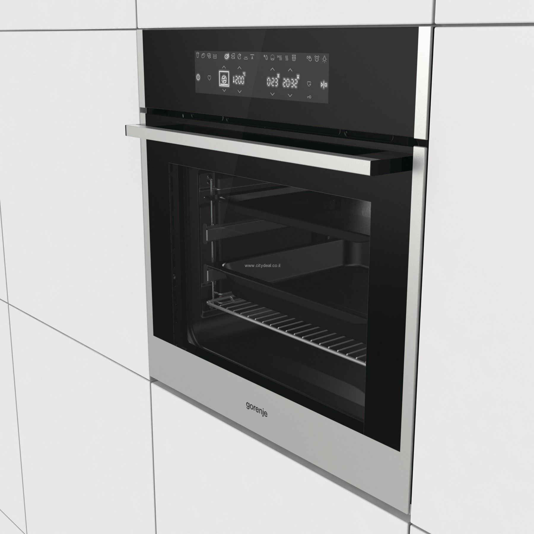 תנור בנוי GORENJE BO758A33XG – בנפח 71 ליטר עם Full Touch וניקוי באדים | משלוח מהיר – תמונה 3