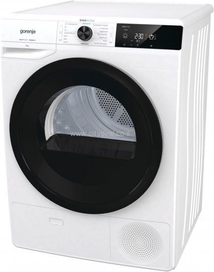 מייבש כביסה 9 ק״ג משאבת חום Gorenje DPE92 | חסכוני ושקט | TwinAir | משלוח מהיר – תמונה 2