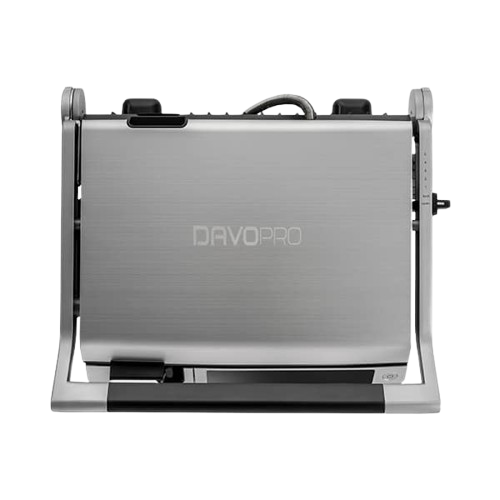 טוסטר לחיצה / גריל Davo PRO DGR820 – עם 6 תוכניות בישול, מד טמפרטורה ופלטות נשלפות | יבואן רשמי-משלוח מהיר – תמונה 8