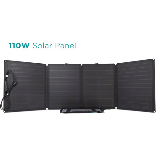 פאנל סולארי EcoFlow 110W – טעינה סולארית ניידת ויעילה לתחנות כוח | יבואן רשמי-משלוח מהיר – תמונה 6
