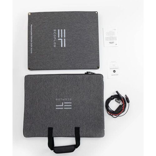 פאנל סולארי EcoFlow 110W – טעינה סולארית ניידת ויעילה לתחנות כוח | יבואן רשמי-משלוח מהיר – תמונה 7
