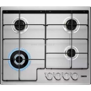 Zanussi ZGH65424XS- ‏כיריים גז רוחב 60 ס״מ נירוסטה יבואן רשמי