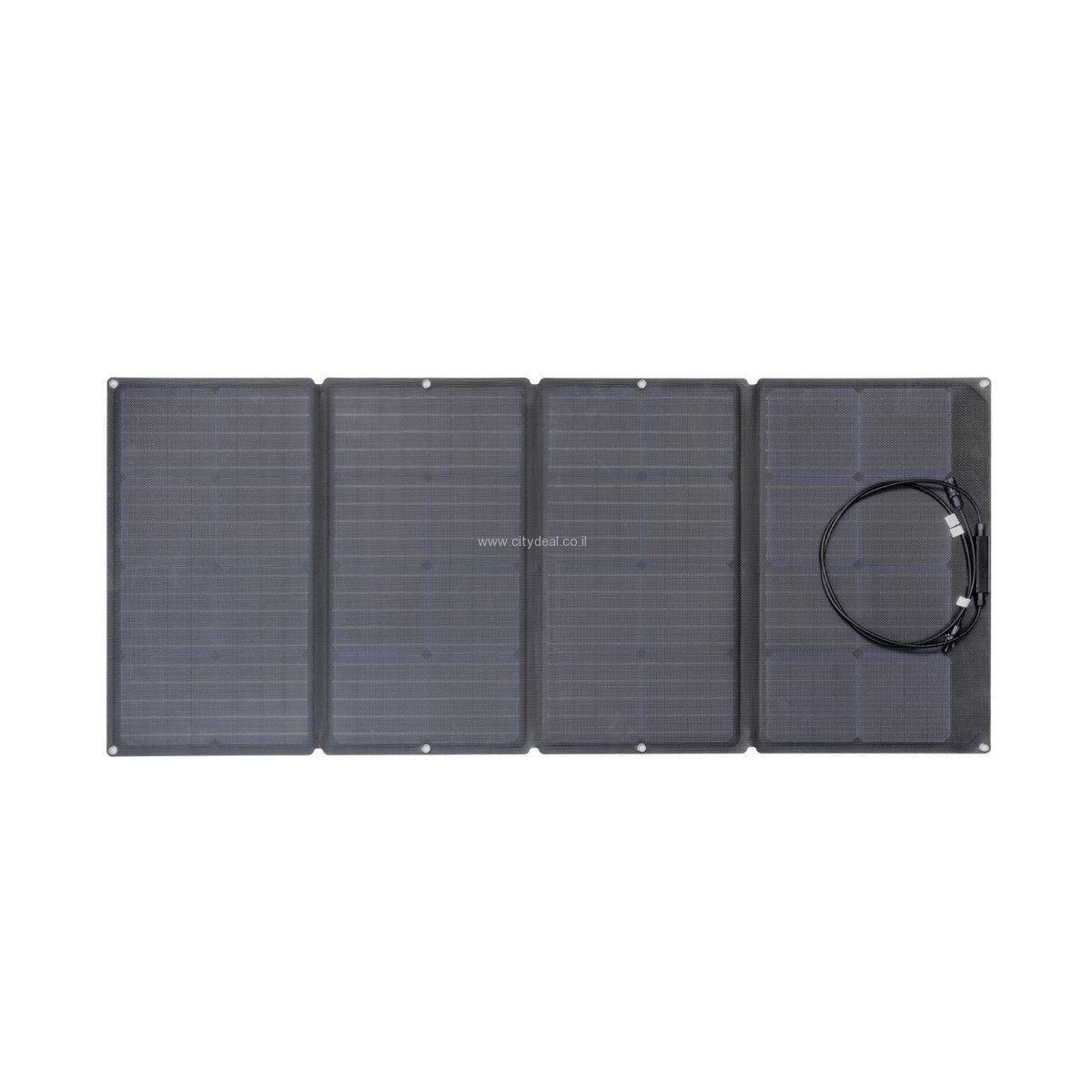 פאנל סולארי מתקפל EcoFlow 160W – טעינה סולארית ניידת ויעילה לתחנות כוח | יבואן רשמי-משלוח מהיר – תמונה 2