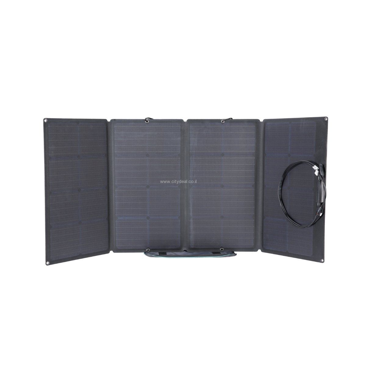 פאנל סולארי מתקפל EcoFlow 160W – טעינה סולארית ניידת ויעילה לתחנות כוח | יבואן רשמי-משלוח מהיר – תמונה 3