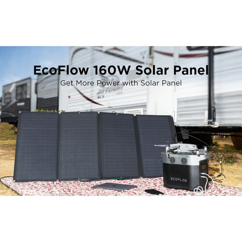 פאנל סולארי מתקפל EcoFlow 160W – טעינה סולארית ניידת ויעילה לתחנות כוח | יבואן רשמי-משלוח מהיר – תמונה 8