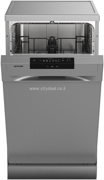 Gorenje GS52040S - מדיח כלים צר 9 מערכות כלים כסוף גורניה