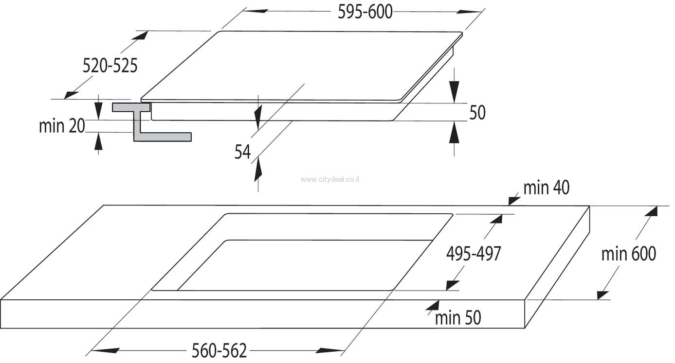 כיריים אינדוקציה gorenje דגם IT645BCSC – תמונה 4