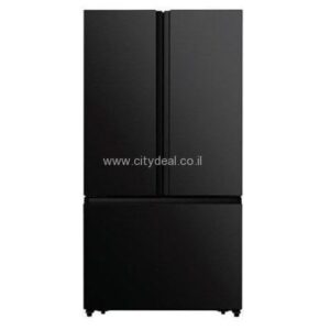 מקרר 3 דלתות Hisense RT102B ULTIMATE – בנפח 670 ליטר שחור מט עם בר מים ויצרן קרח מצב שבת | יבואן רשמי-משלוח מהיר