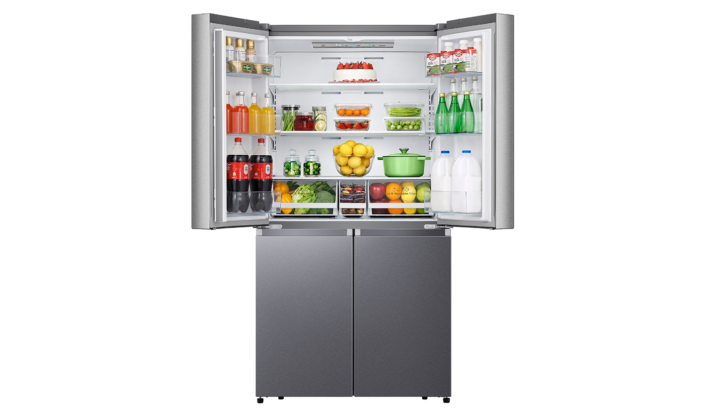 Hisense RQ72SK מקרר מקפיא תחתון הייסנס 4 דלתות 609 ליטר נירוסטה מוברשת אינוורטר עם מנגנון שבת וחג | יבואן רשמי-משלוח מהיר – תמונה 6