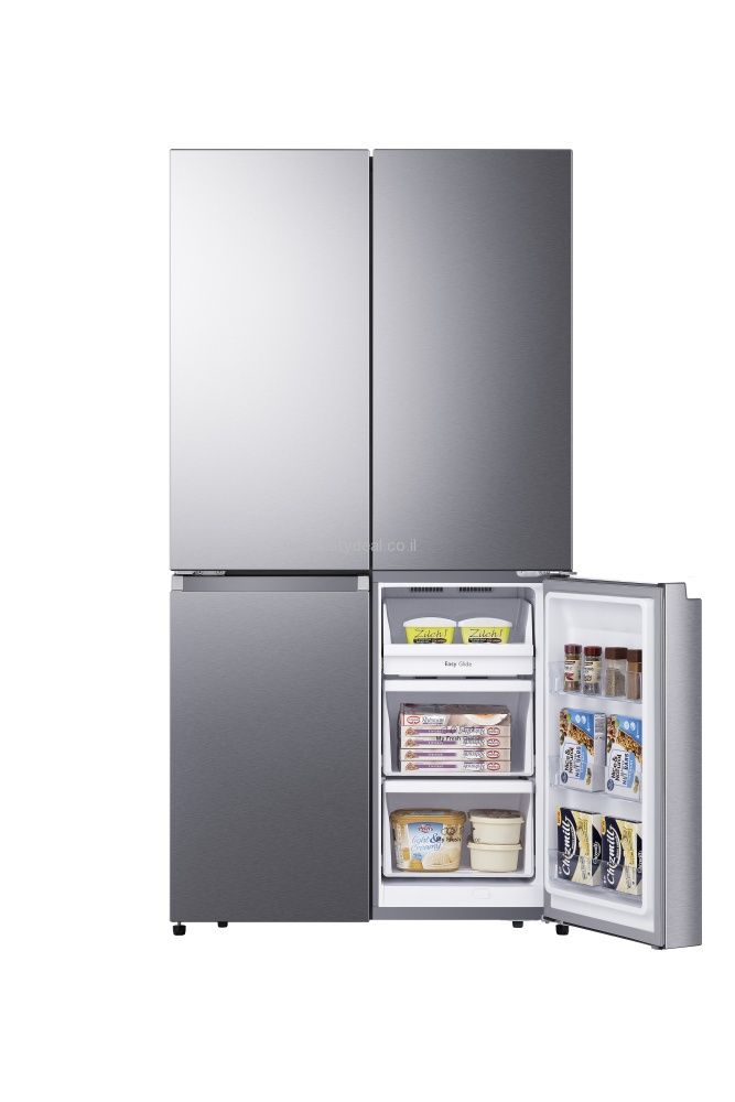 Hisense RQ72SK מקרר מקפיא תחתון הייסנס 4 דלתות 609 ליטר נירוסטה מוברשת אינוורטר עם מנגנון שבת וחג | יבואן רשמי-משלוח מהיר – תמונה 4