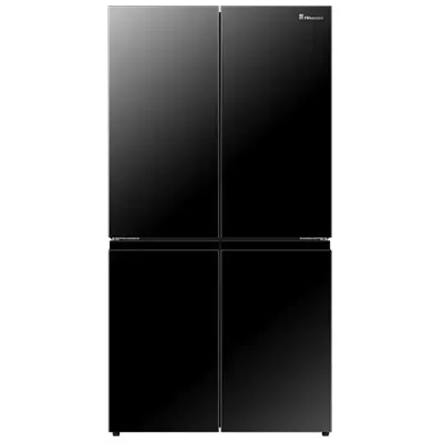 Hisense RQ72BGK מקרר מקפיא תחתון הייסנס 4 דלתות 617 ליטר זכוכית שחורה אינוורטר עם מנגנון שבת וחג | יבואן רשמי-משלוח מהיר – תמונה 6