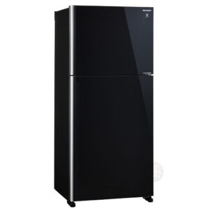 מקרר מקפיא עליון 2 דלתות Sharp SJ-3655 שארפ 558 ליטר שחור עם פיקוד שבת - יבואן רשמי