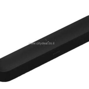 מקרן קול Sonos Beam Gen 2 עם  Dolby Atmos חכם וקומפקטי לסלון צבע שחור | יבואן רשמי-משלוח מהיר