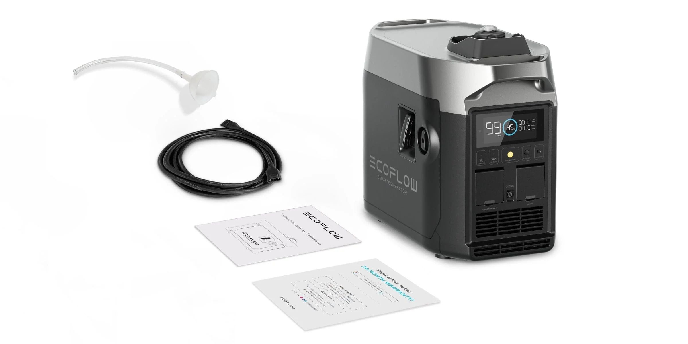 גנרטור חכם EcoFlow EFG1900W – מנוע בנזין שקט | טעינה מהירה לתחנות כוח | יבואן רשמי- משלוח מהיר – תמונה 4