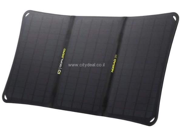 פאנל סולארי GoalZero Nomad 20 20W יבואן רשמי | משלוח מהיר