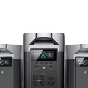 תחנת כח ניידת DELTA ECOFLOW PRO 3600 + זוג תאי הרחבה PRO 3600 בהספק 10.8kWh