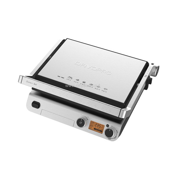 טוסטר לחיצה Davo PRO DGR810 – עם 5 תוכניות בישול ופלטות נשלפות | יבואן רשמי-משלוח מהיר