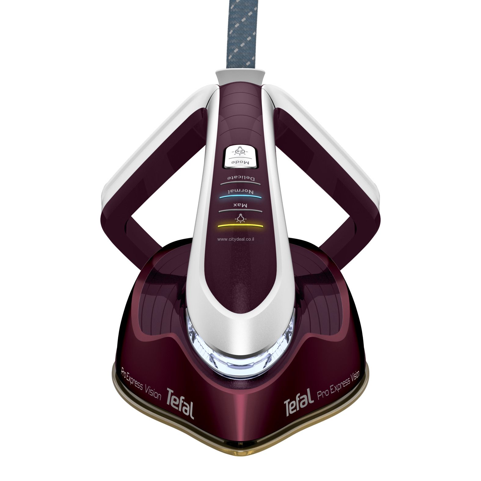 מגהץ קיטור Tefal Pro Express Vision GV9810E0 – לחץ 8.3 בר תוצרת צרפת | יבואן רשמי 5 שנות אחריות-משלוח מהיר – תמונה 4