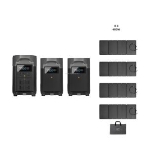 מערכת סולארית היברידית - 10.8Kwh דגם DELTA3600PRO2EB1600 יבואן רשמי