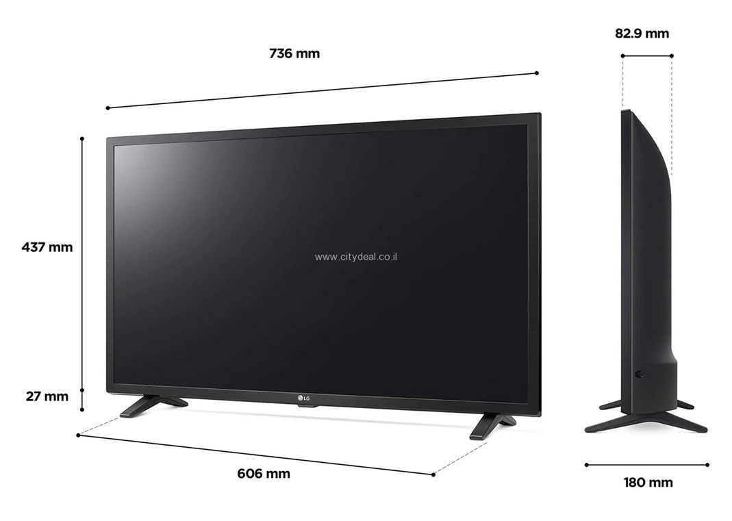 טלוויזיה LG 32LQ630B6LB HD Ready 32 אינטש | יבואן רשמי – תמונה 2