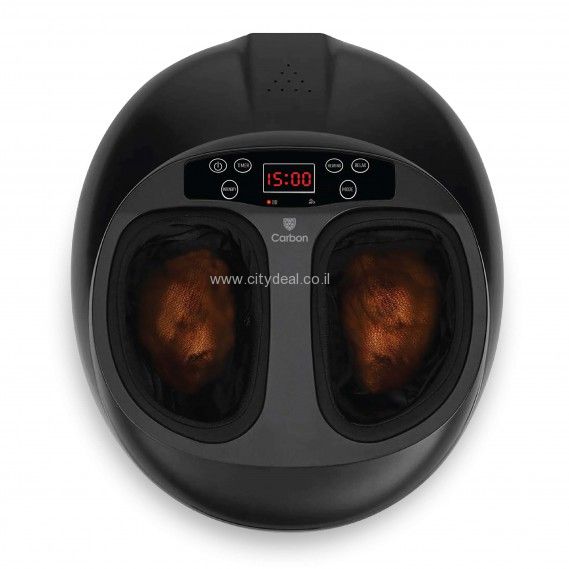 מכשיר עיסוי לכפות הרגליים בשיטת שיאצו Carbon דגם FOOT MASSAGE יבואן רשמי