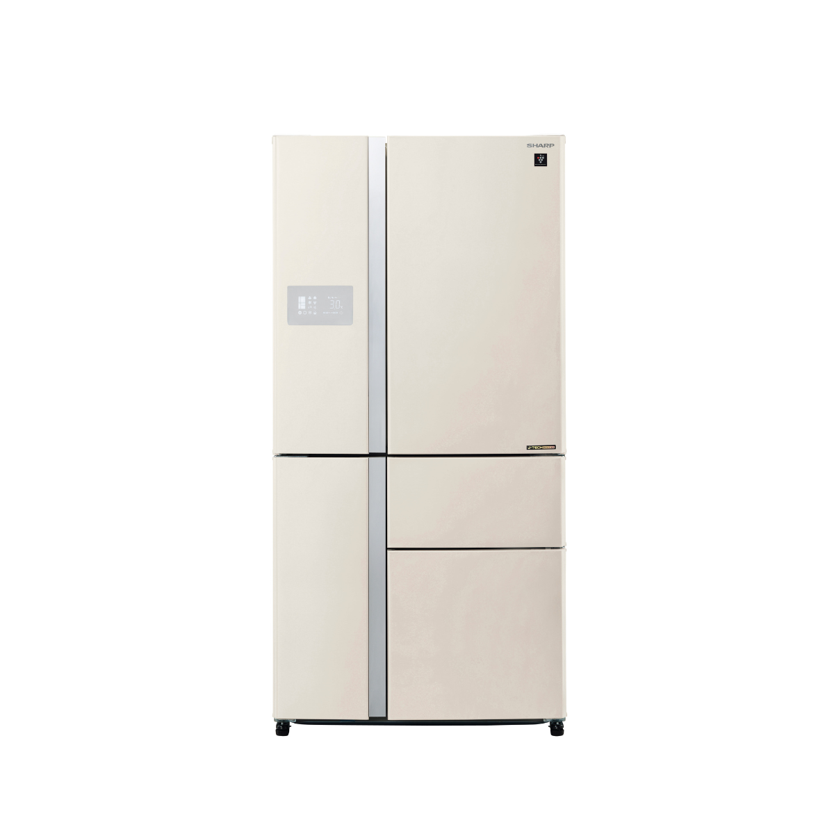 Sharp SJ-9734BG: מקרר 5 דלתות שארפ 661 ל׳ התקן שבת מהדרין צבע בז׳ | יבואן רשמי
