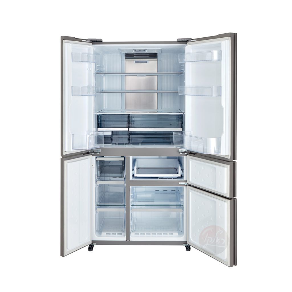 מקרר 5 דלתות Sharp SJ-9730BG – 661 ליטר מהדרין עם PLASMACLUSTER וחלל ענק ללא מחיצה | בז׳ בציפוי זכוכית | יבואן רשמי – תמונה 2