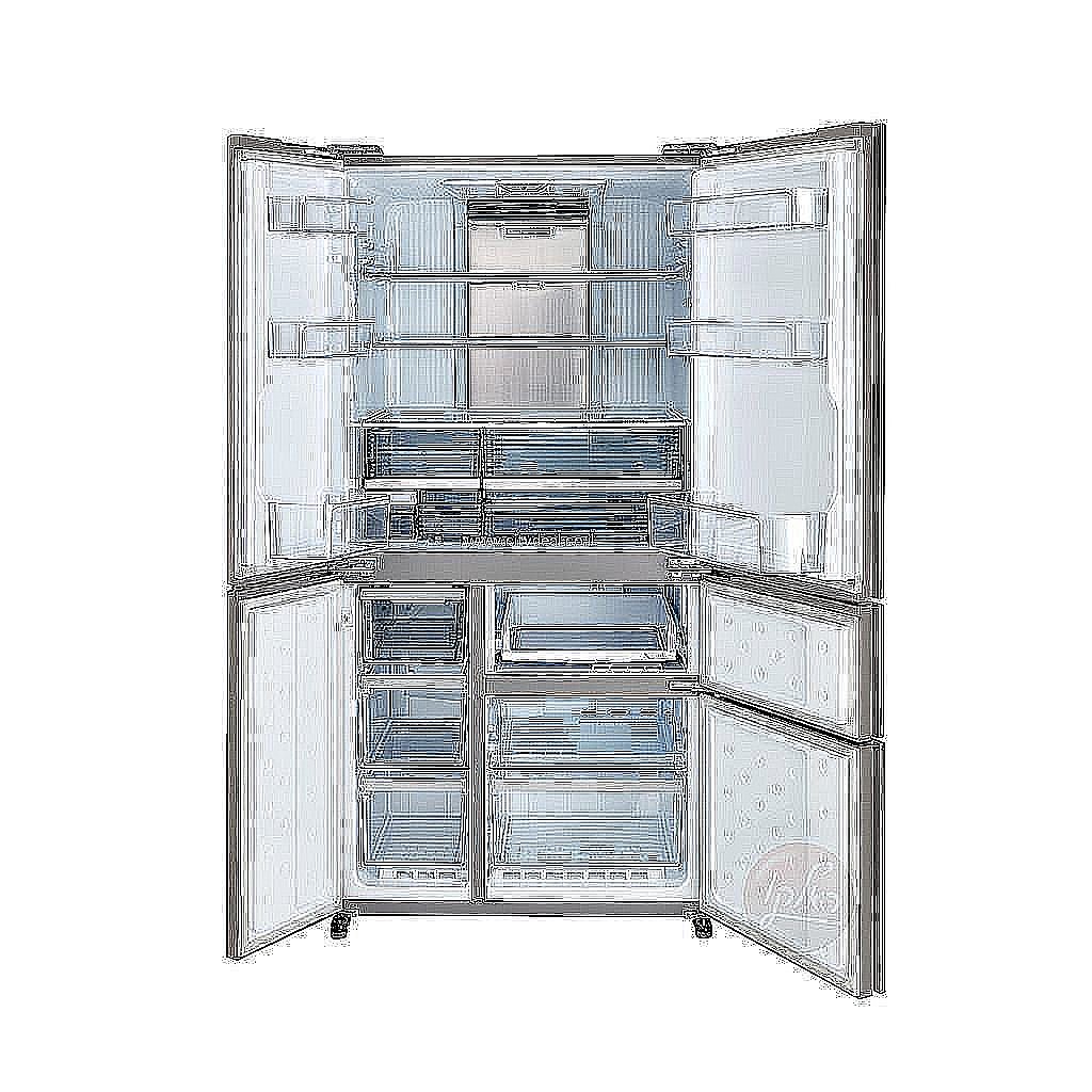 מקרר 5 דלתות Sharp SJ-R9730 – 661 ליטר מהדרין עם PLASMACLUSTER וחלל ענק ללא מחיצה גימור זכוכית כסופה | יבואן רשמי – תמונה 3