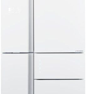 מקרר 5 דלתות שארפ Sharp SJ-R9730 מקפיא תחתון 661 ליטר זכוכית לבנה NoFrost מהדרין ללא מחיצה - יבואן רשמי