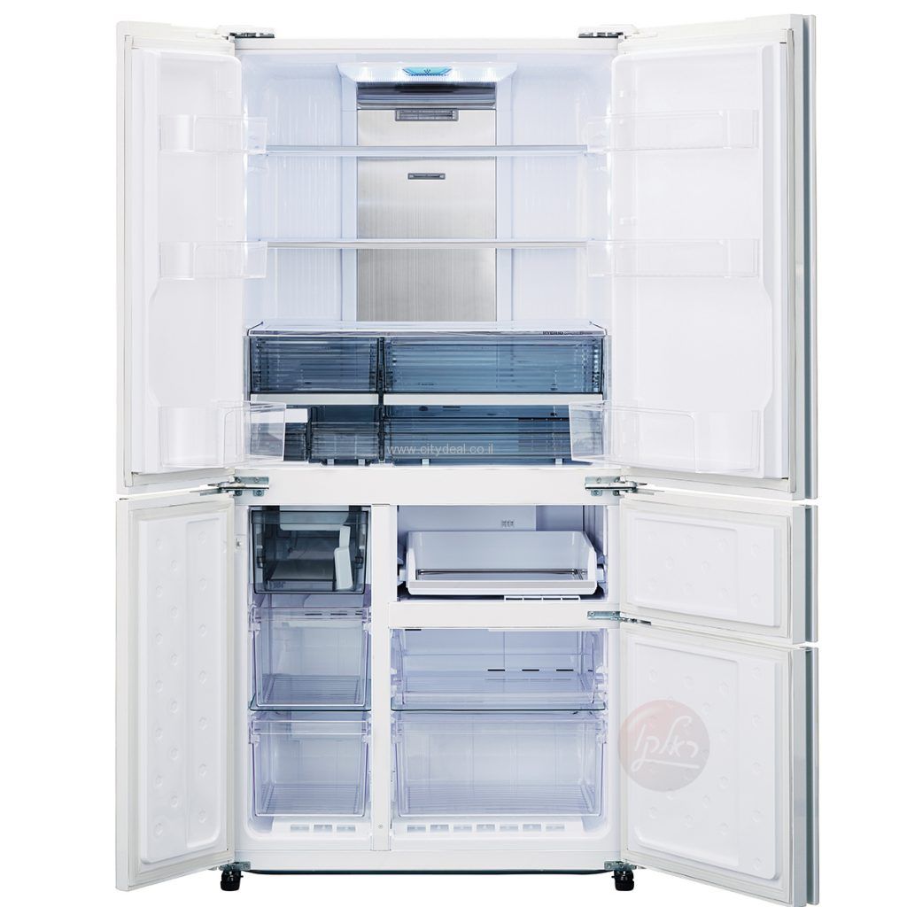 מקרר 5 דלתות Sharp SJ-9630W – 661 ליטר מהדרין עם PLASMACLUSTER וחלל ענק ללא מחיצה | יבואן רשמי – תמונה 2