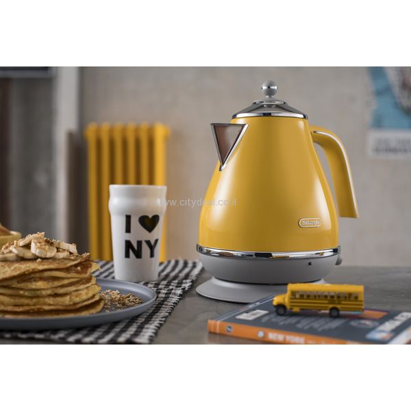 קומקום חשמלי DeLonghi דגם KBOC2001Y יבואן רשמי – תמונה 3