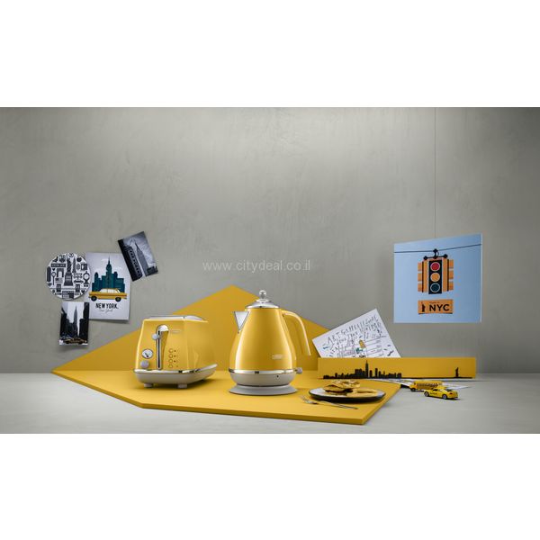 קומקום חשמלי DeLonghi דגם KBOC2001Y יבואן רשמי – תמונה 4