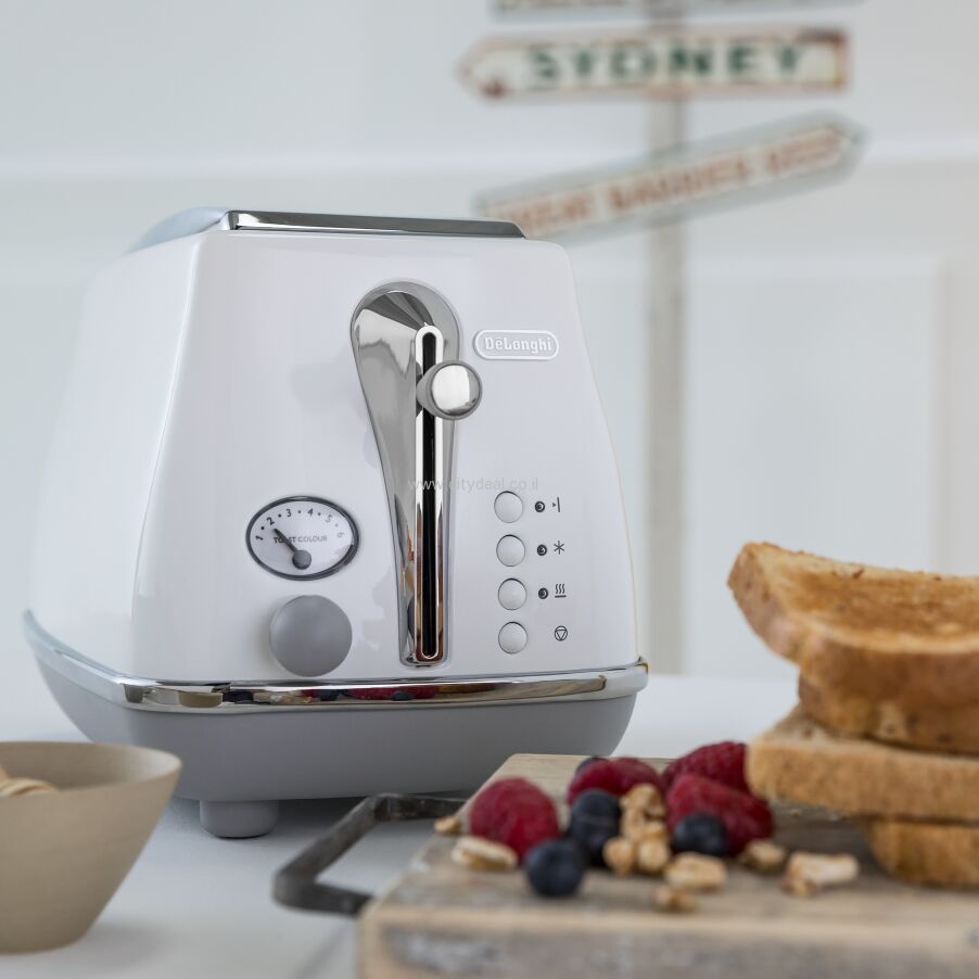מצנם 2 פרוסות DeLonghi דגם CTOC2103W יבואן רשמי | משלוח מהיר – תמונה 2